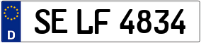 Truck License Plate